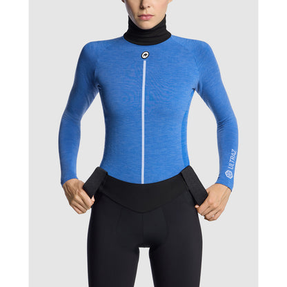 Unterwäsche ASSOS ULTRAZ WINTER SKIN P1 Langarm Damen Calypso Blu