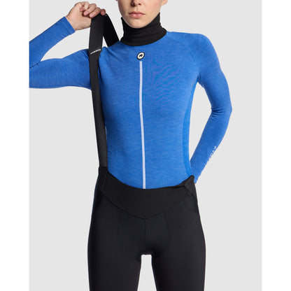 Unterwäsche ASSOS ULTRAZ WINTER SKIN P1 Langarm Damen Calypso Blu