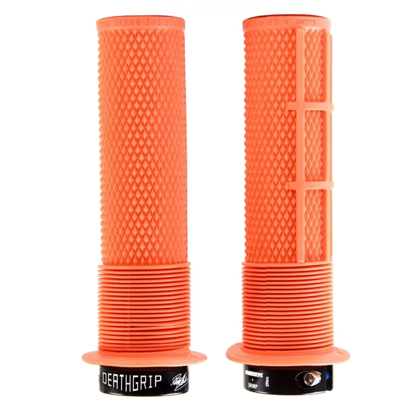 Grips DMR DEATHGRIP Flange Medium Lock-on Orange