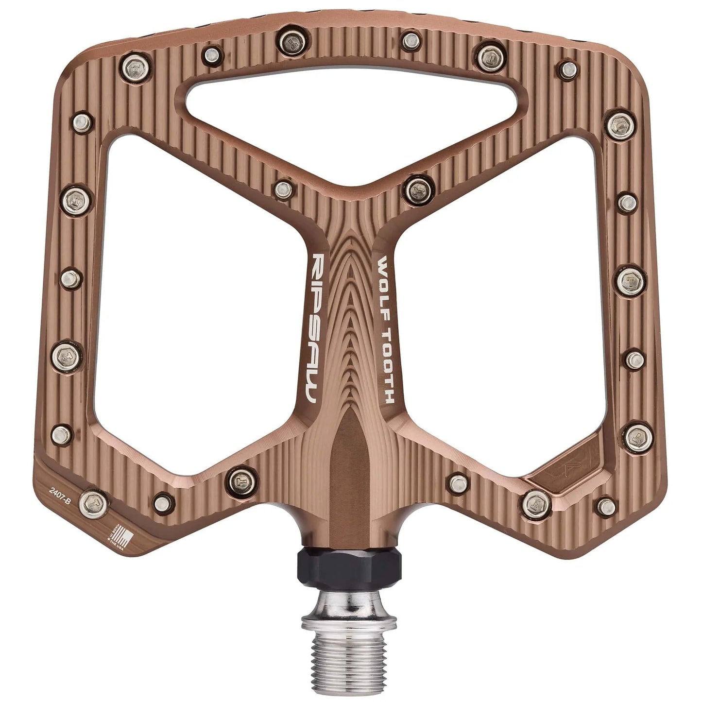 Flache Pedale WOLF TOOTH RIPSAW Espresso