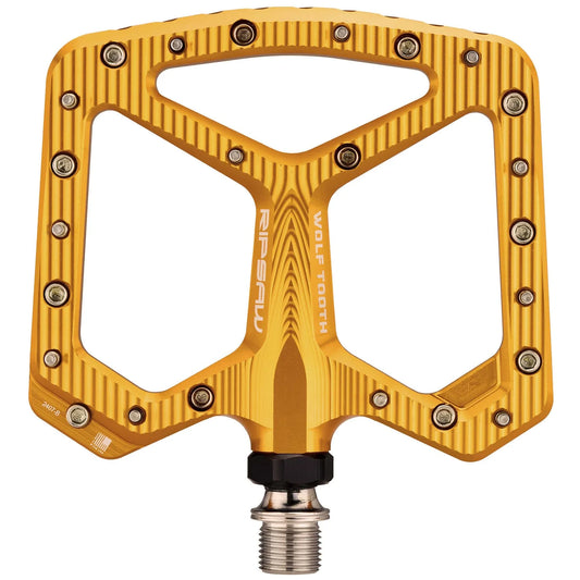 WOLF TOOTH RIPSAW Flachpedale in Gold