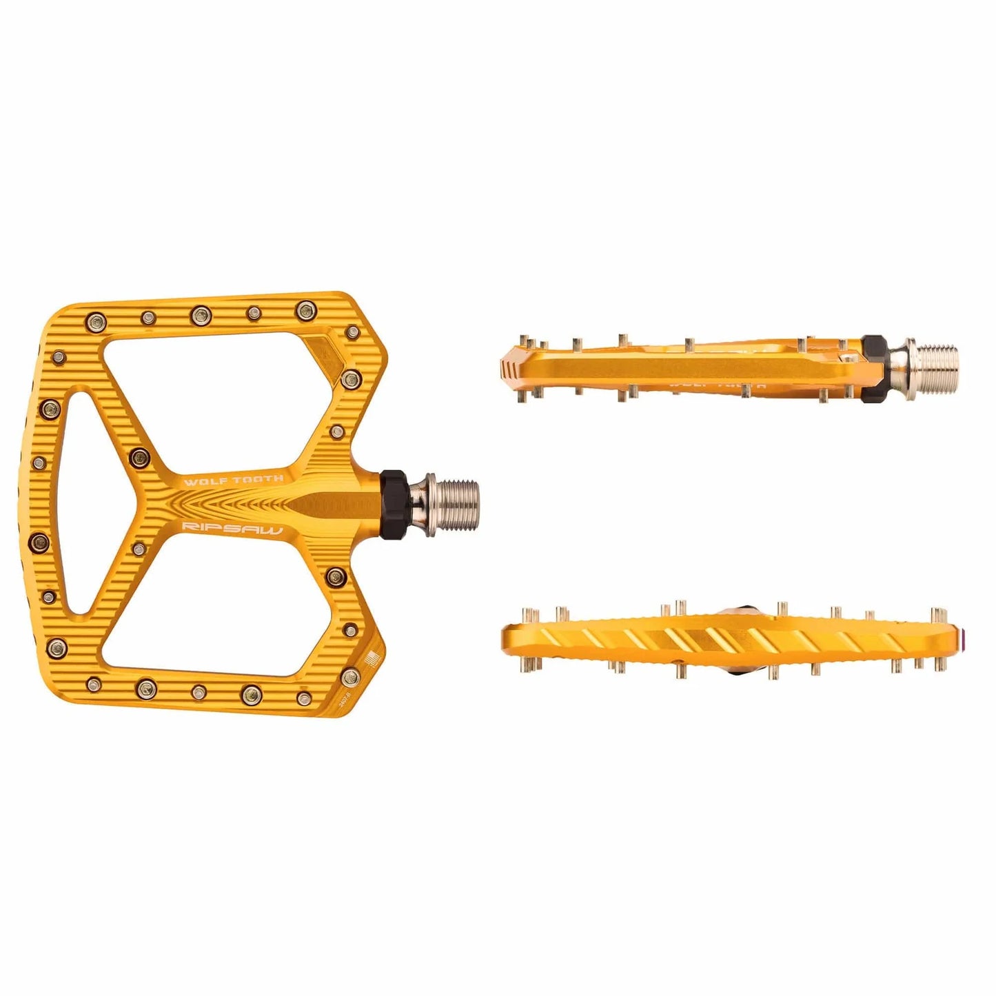 WOLF TOOTH RIPSAW Flachpedale in Gold
