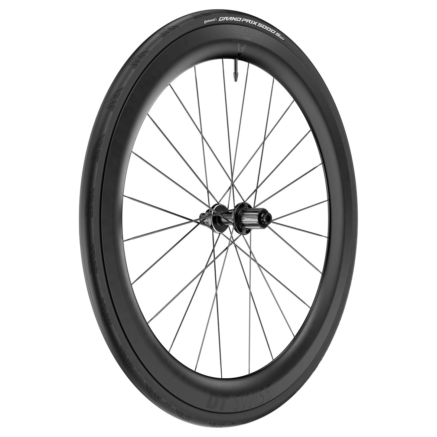 Hinterrad DT SWISS ARC 1100 DICUT WTS 55 Tubeless Ready (Center Lock) Schwarz