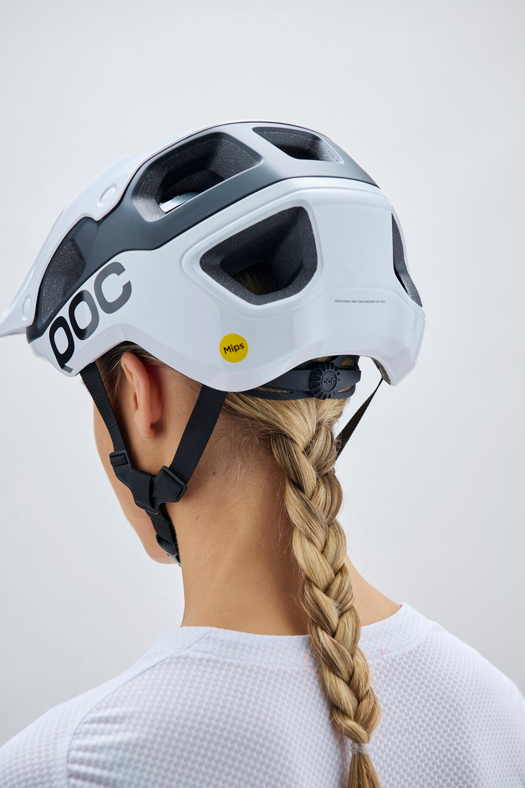 MTB-Helm POC CULARIS PURE Weiss/Schwarz Matt