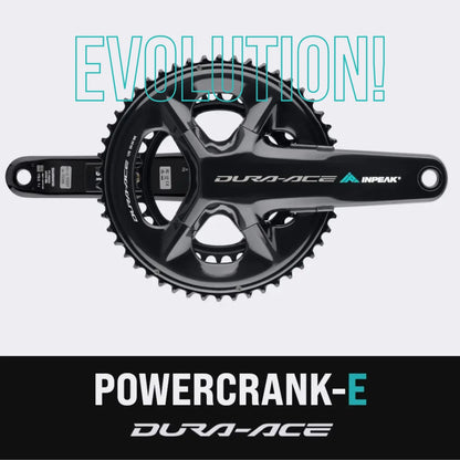 INPEAK POWERCRANK-E TWIN2 LR Leistungsmesser-Kurbelgarnitur Shimano Dura-Ace R9200