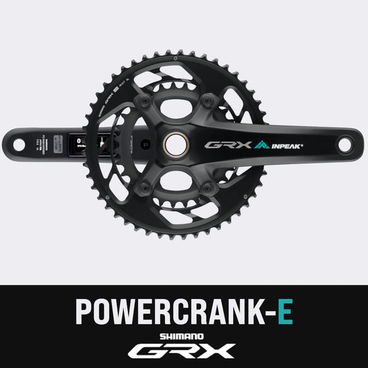 INPEAK POWERCRANK-E TWIN2 LR Leistungsmesser-Kurbelgarnitur Shimano GRX RX820-2