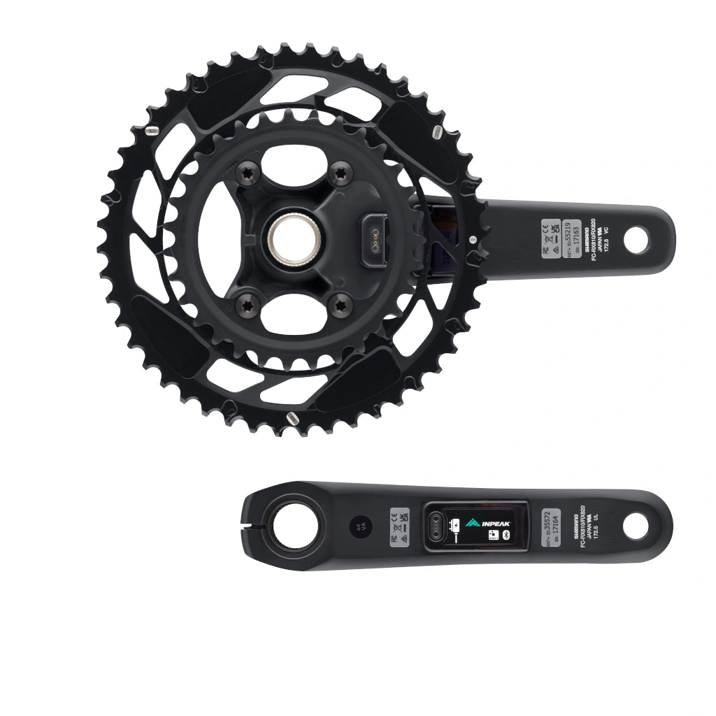 INPEAK POWERCRANK-E TWIN2 LR Leistungsmesser-Kurbelgarnitur Shimano GRX RX820-2