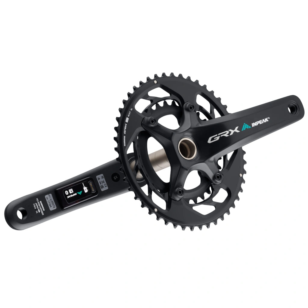 INPEAK POWERCRANK-E TWIN2 LR Leistungsmesser-Kurbelgarnitur Shimano GRX RX820-2