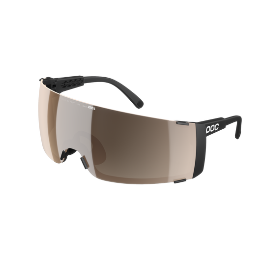 POC PROPEL + Brille Schwarz/Clarity Trail/Partly Silver
