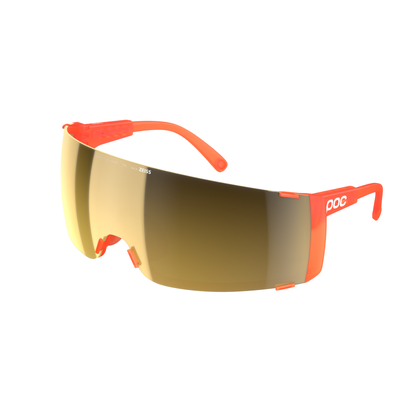 POC PROPEL Fluorescent Brille Orange Transluzent/Clarity Road/Sunny Gold