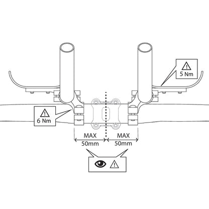 Lenkeraufsatz PRO MISSILE ALU Tri-Form