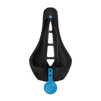 Sattel PRO STEALTH 3D TEAM 152mm Carbonschienen Schwarz