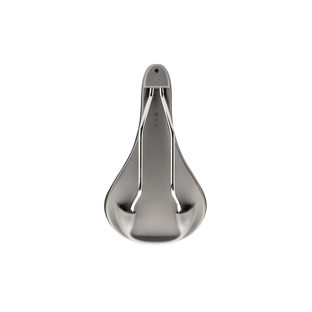 Selle PEATY'S Monarch Rails Titane Gris