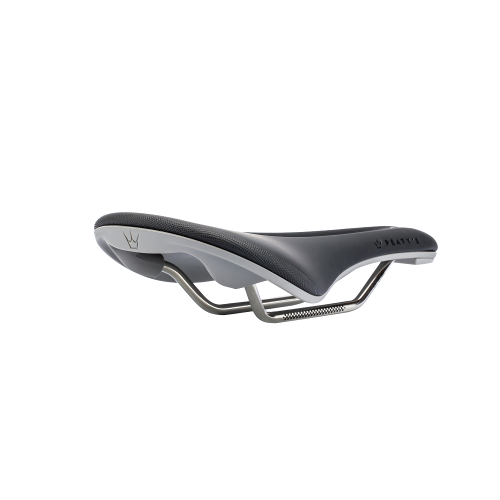 Selle PEATY'S Monarch Rails Titane Gris
