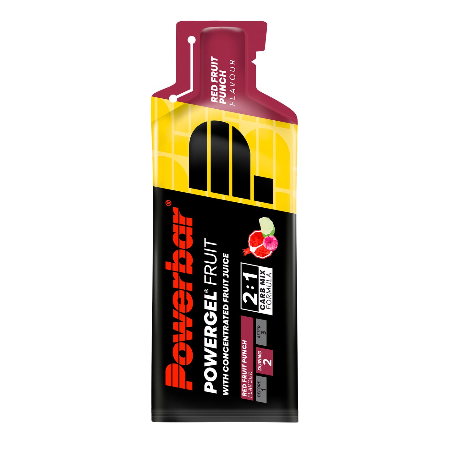 POWERBAR POWERGEL FRUIT (41gr) Energy Gel Rote Früchte