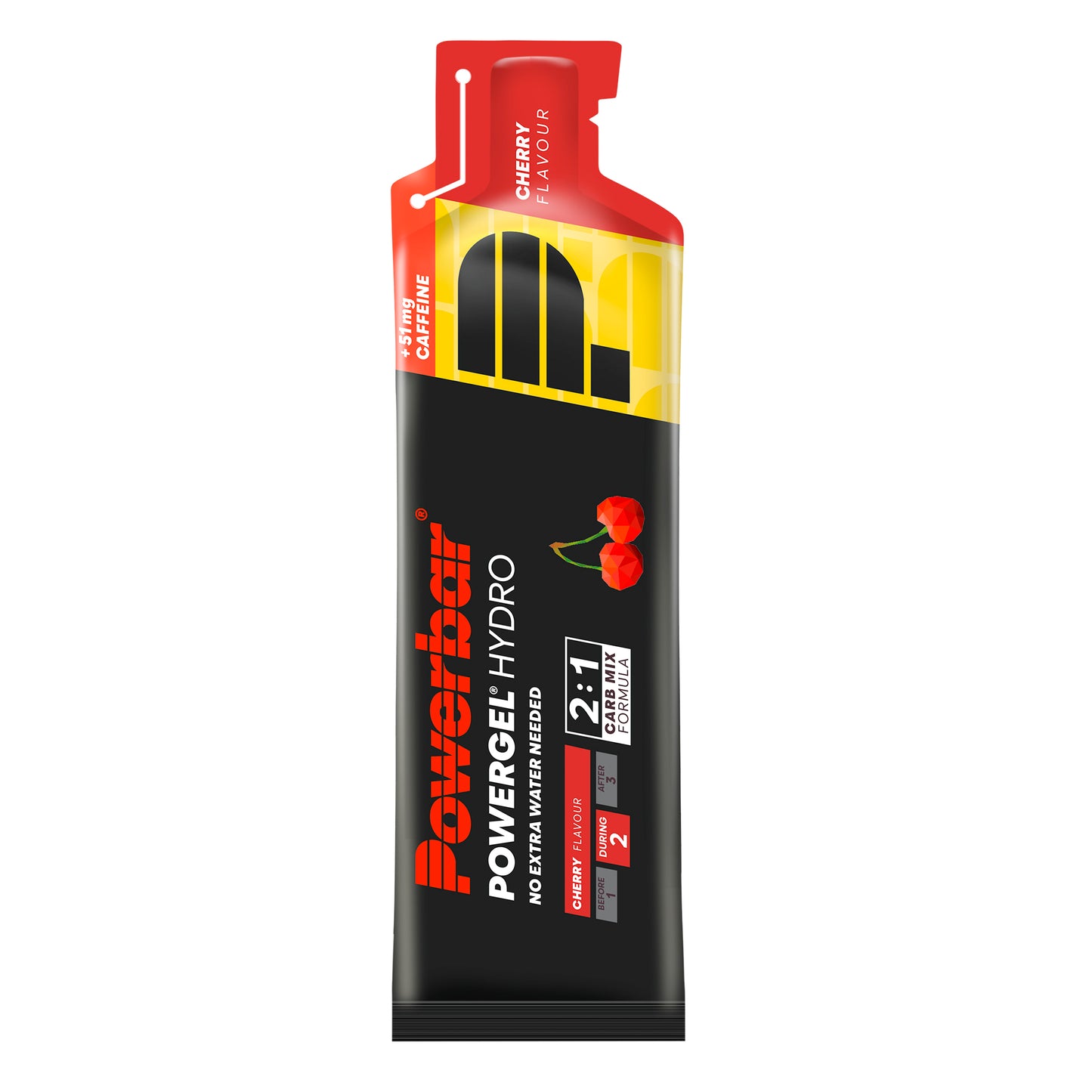 POWERBAR POWERGEL HYDRO Energy Gel (41g) Kirsche Koffeinhaltig