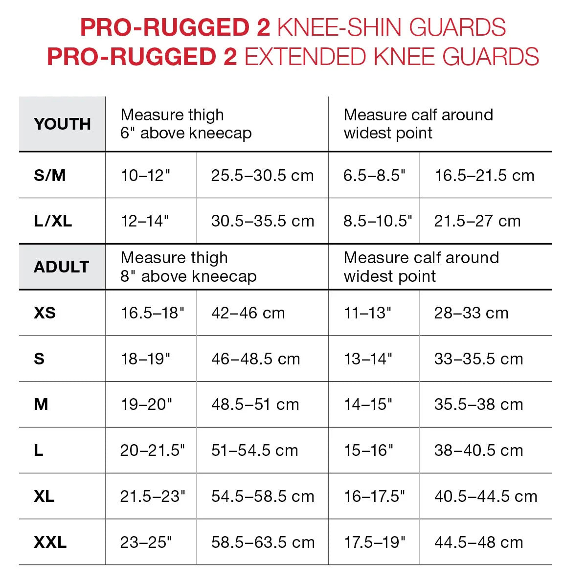 G-FORM PRO RUGGED 2 Schienbein-Knieschützer Schwarz