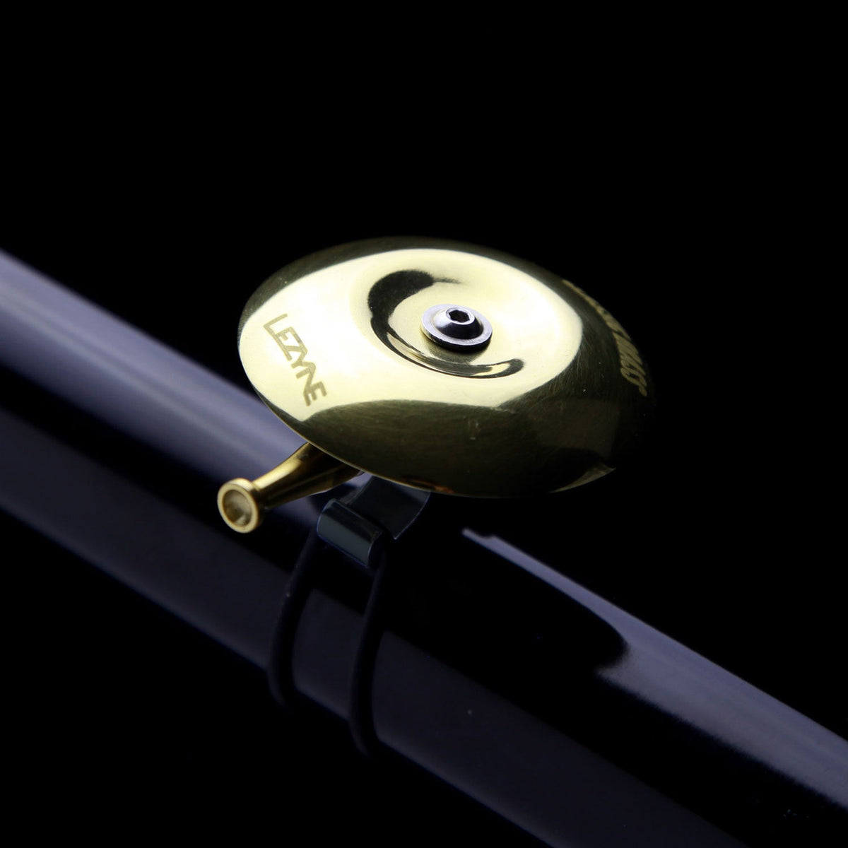 LEZYNE CLASSIC BRASS SHALLOW Fahrradklingel Schwarz