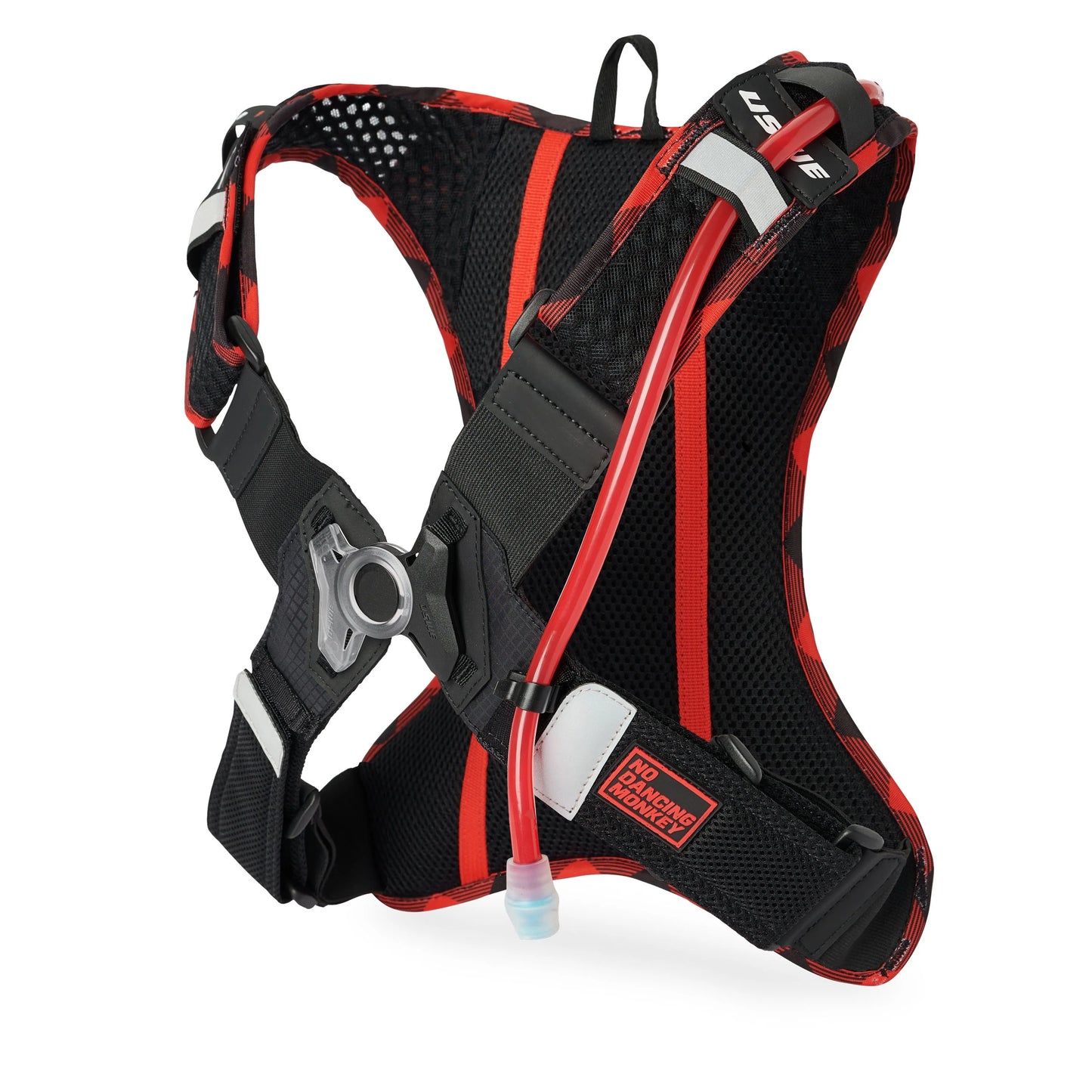 USWE OUTLANDER XC 2-Liter-Trinkrucksack, Flannel, rot/schwarz