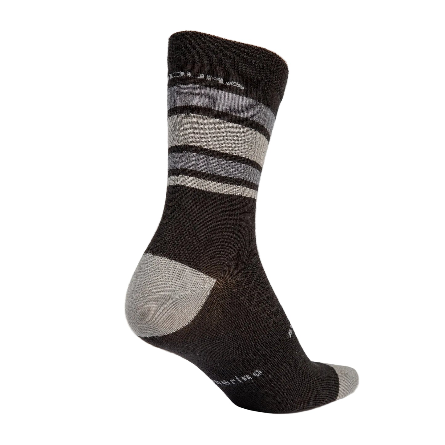ENDURA BAABAA MERINO STRIPE Socken Schwarz