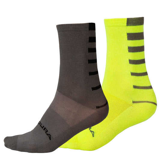 ENDURA COOLMAX STRIPE X2 Socken Gelb