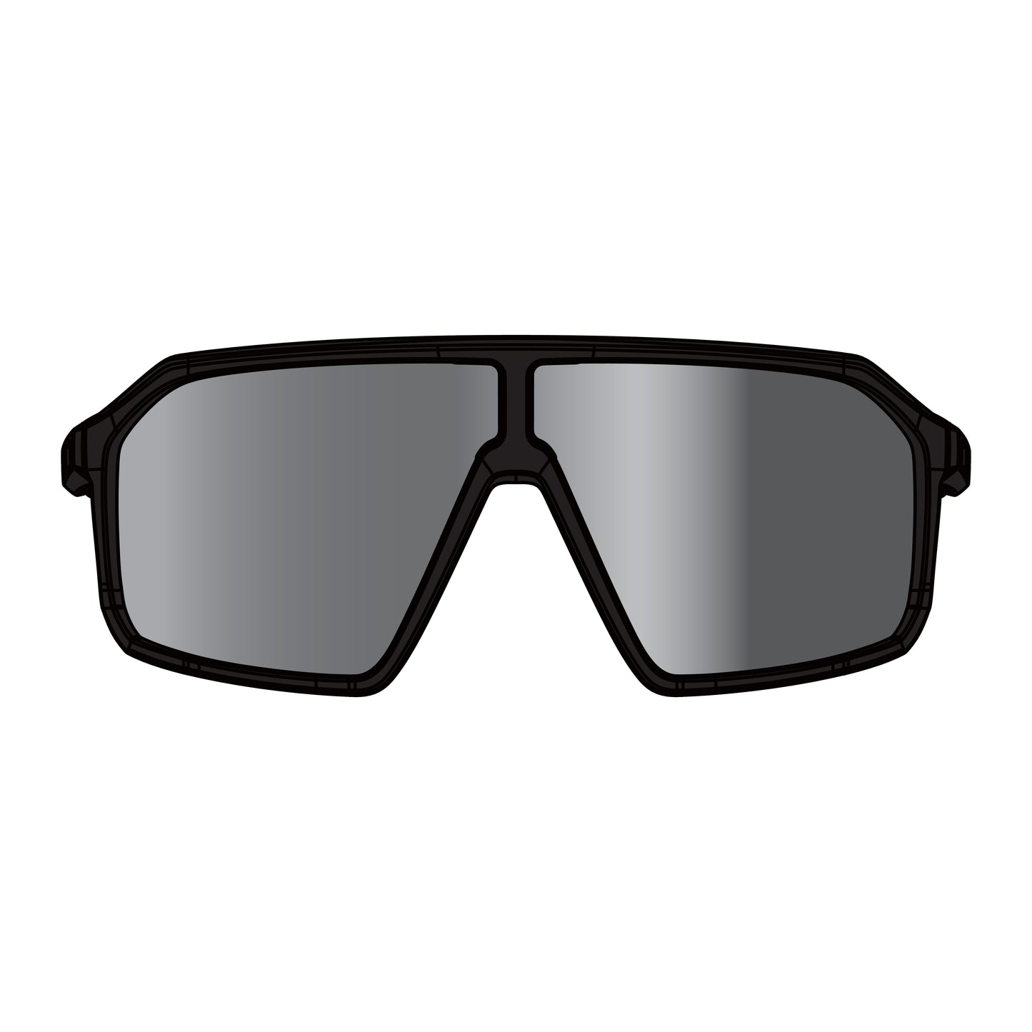 ENDURA MULLET Brille Schwarz 2025