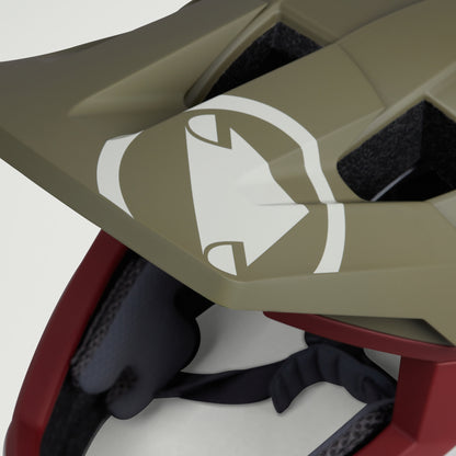 ENDURA SINGLETRACK INTEGRAL MIPS MTB-Integralhelm Grün/Weiß