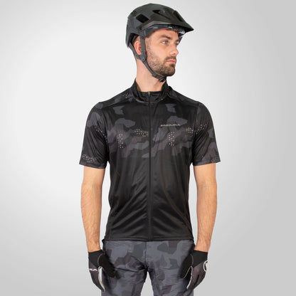 Maillot ENDURA HUMMVEE RAY II Kurzarm Schwarz