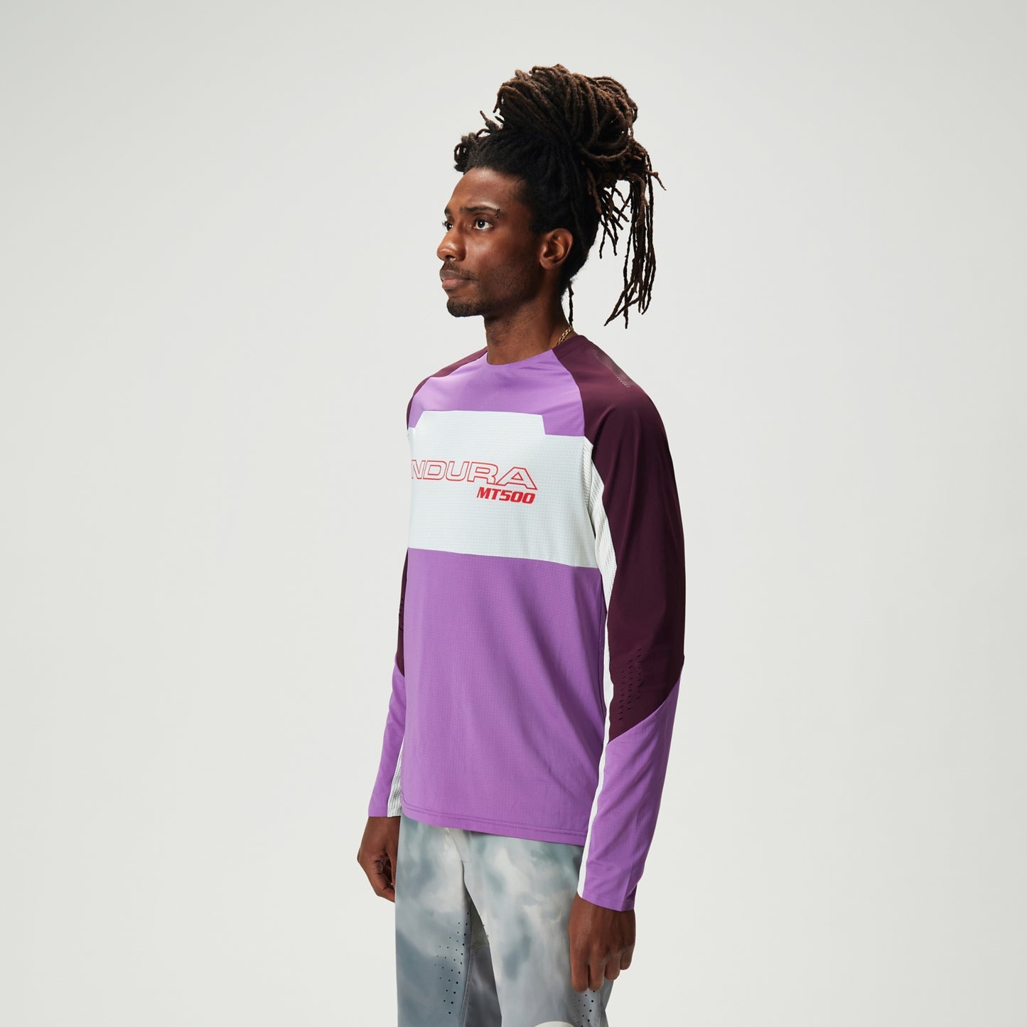 ENDURA MT500 BURNER LITE Langarmtrikot Violett