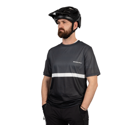 Trikot ENDURA SINGLETRACK CORE TEE II Kurzarm Schwarz