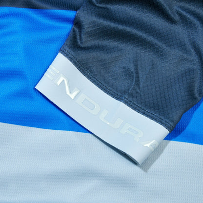 Trikot ENDURA FS260 PRINT Kurzarm Blau