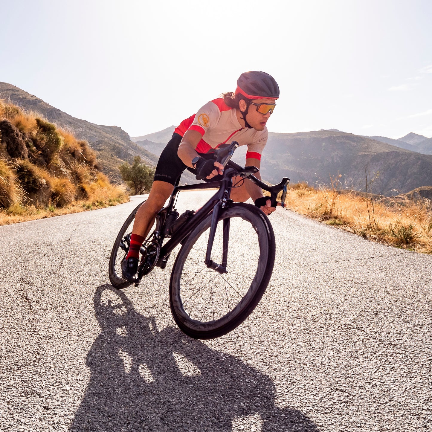 ENDURA FS260 PRINT Trikot Kurzarm Rot