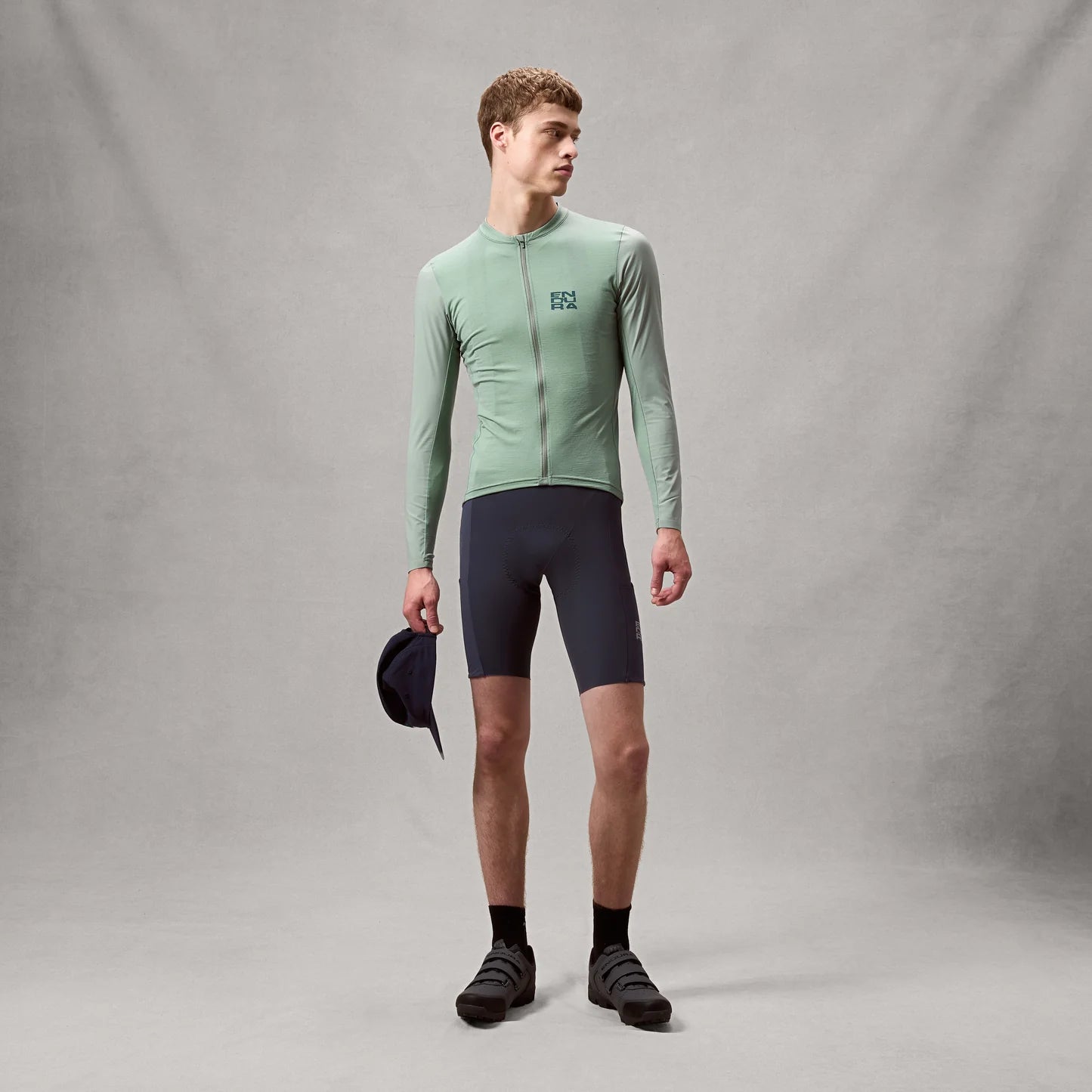 Trikot ENDURA ALLTRACK RIDE Langarm Sage