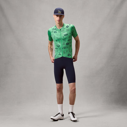 Trikot ENDURA PRO SL PRINT Kurzarm Grün