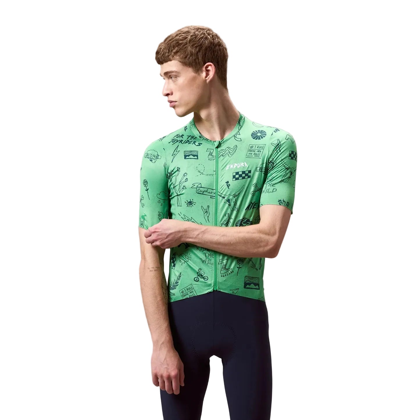 ENDURA PRO SL PRINT Trikot Kurzarm Grün