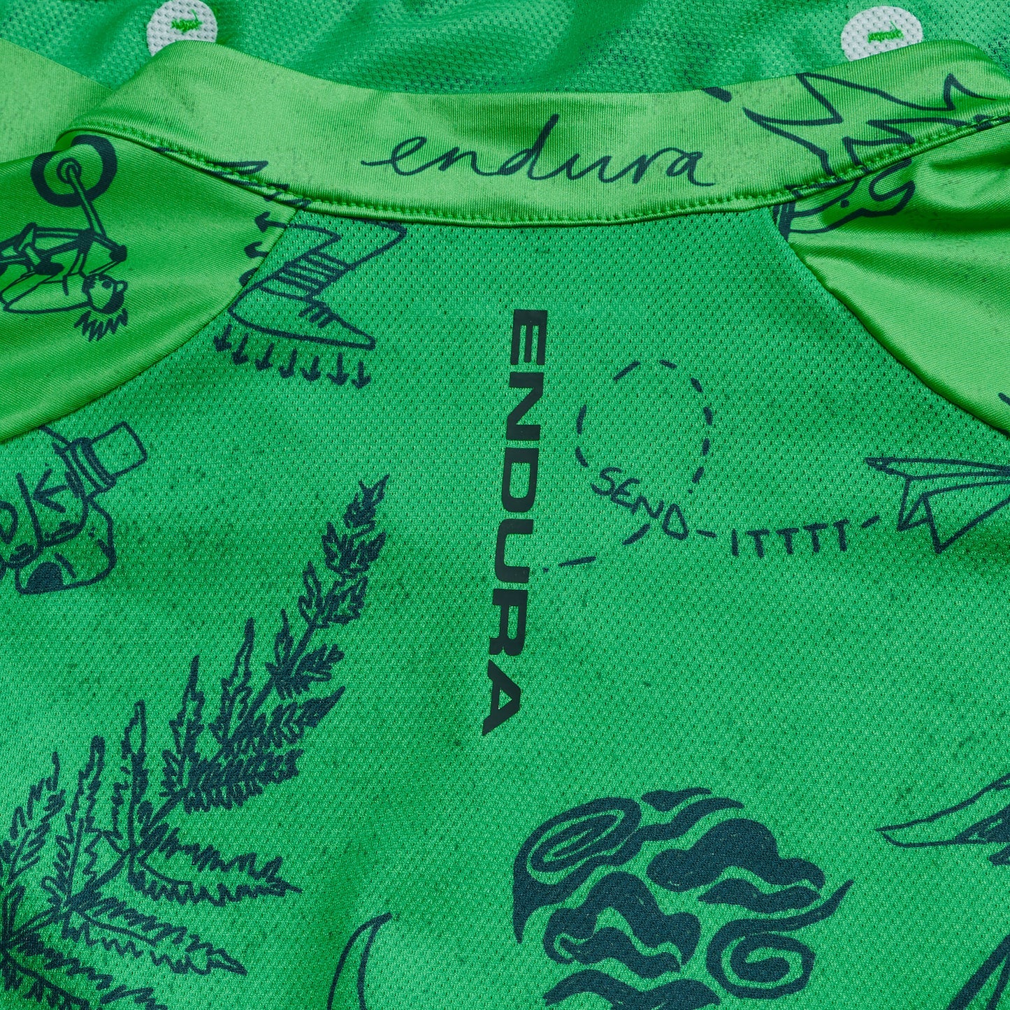 ENDURA PRO SL PRINT Trikot Kurzarm Grün