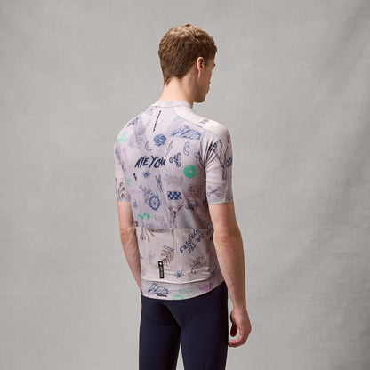 Trikot ENDURA PRO SL PRINT Kurzarm Titanium