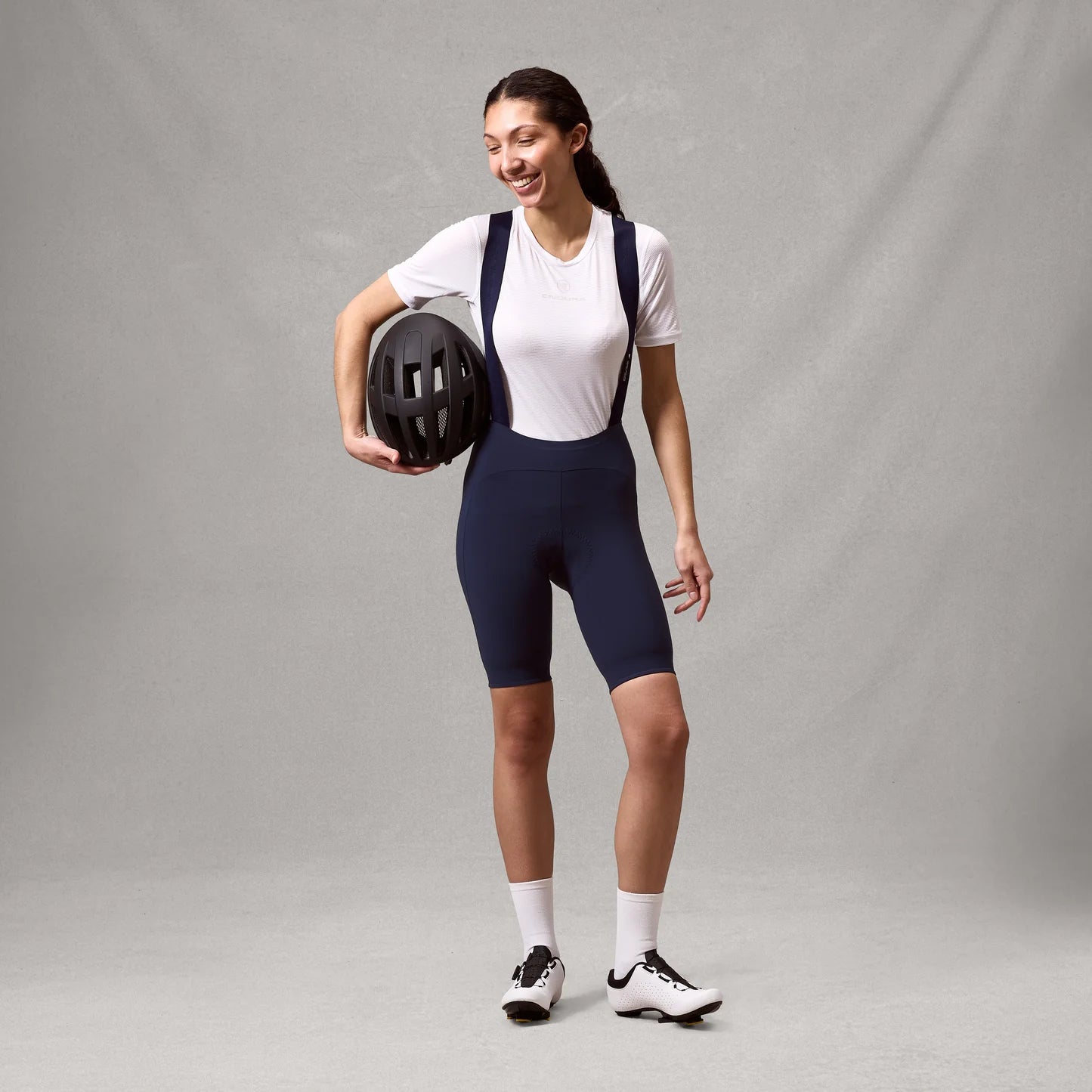 ENDURA PRO SL POWER Damen Kurze Trägerhose Blau