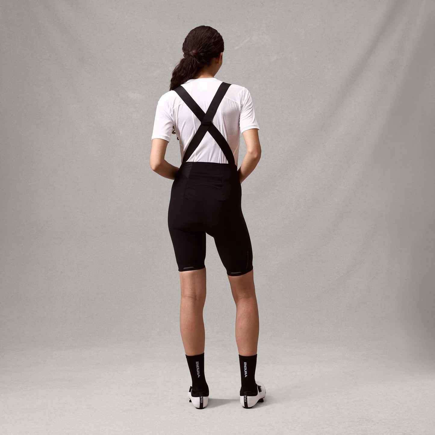 ENDURA PRO SL POWER Damen Kurze Trägerhose Schwarz