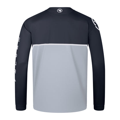 Trikot ENDURA CORE PRINTED Langarm Schwarz