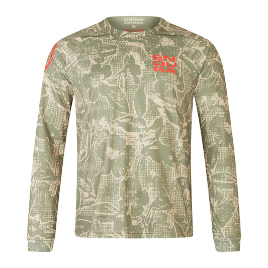 ENDURA LTD PRINTED Langarmtrikot Camo Khaki 2025