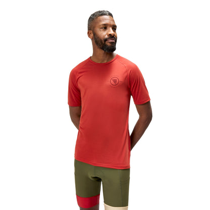 Trikot ENDURA LOOP Kurzarm Rot