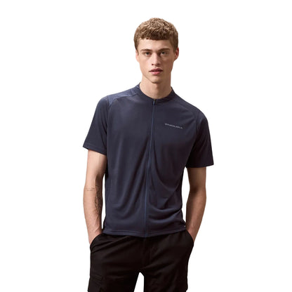 Trikot ENDURA LOOP ZIPPED Kurzarm Carbon Grau
