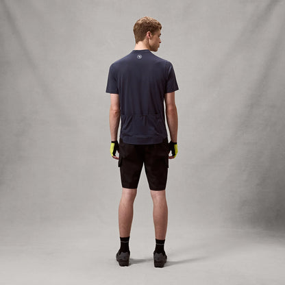 Trikot ENDURA LOOP ZIPPED Kurzarm Carbon Grau