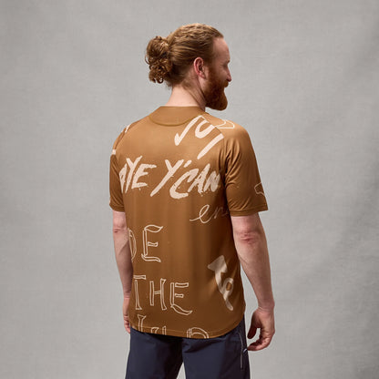 Trikot ENDURA SINGLETRACK PRINT Kurzarm Bronze