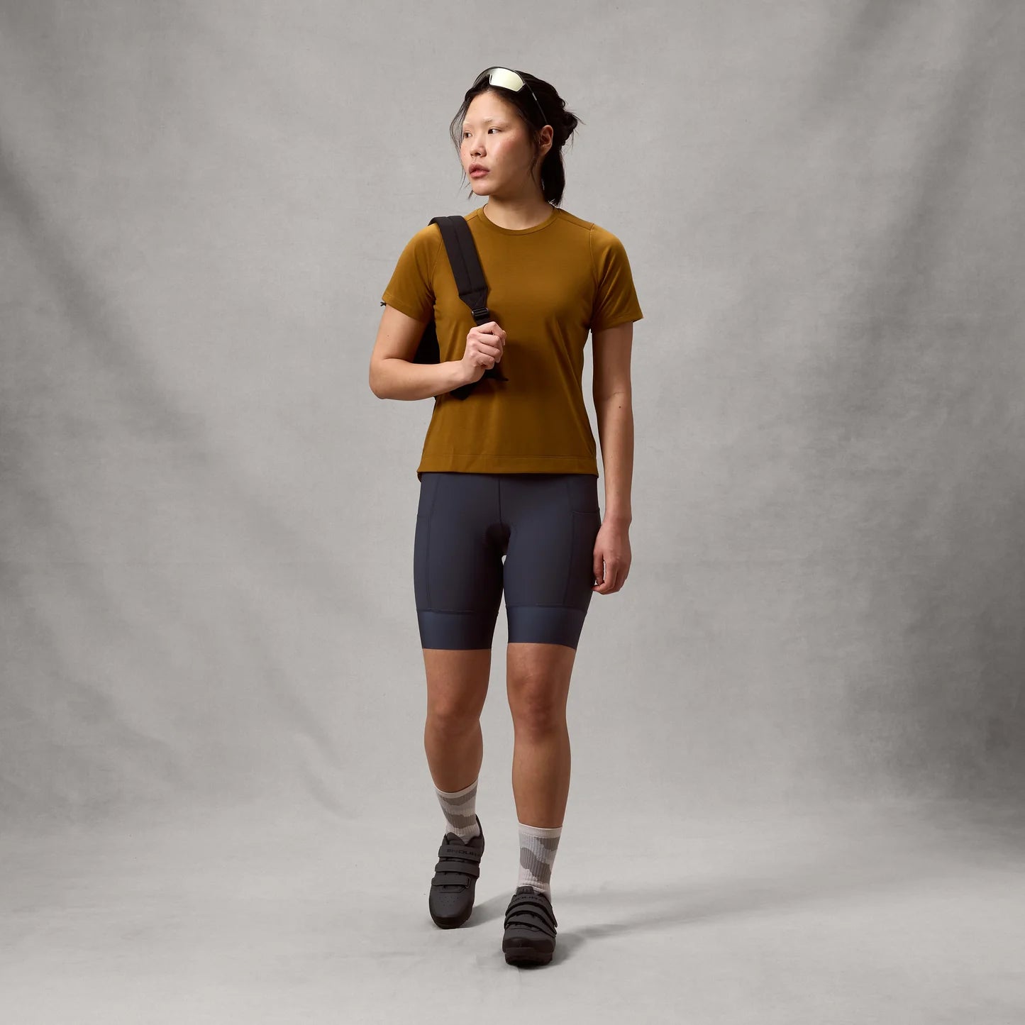 ENDURA LOOP WAIST Damen Kurzhosen Carbon Grs