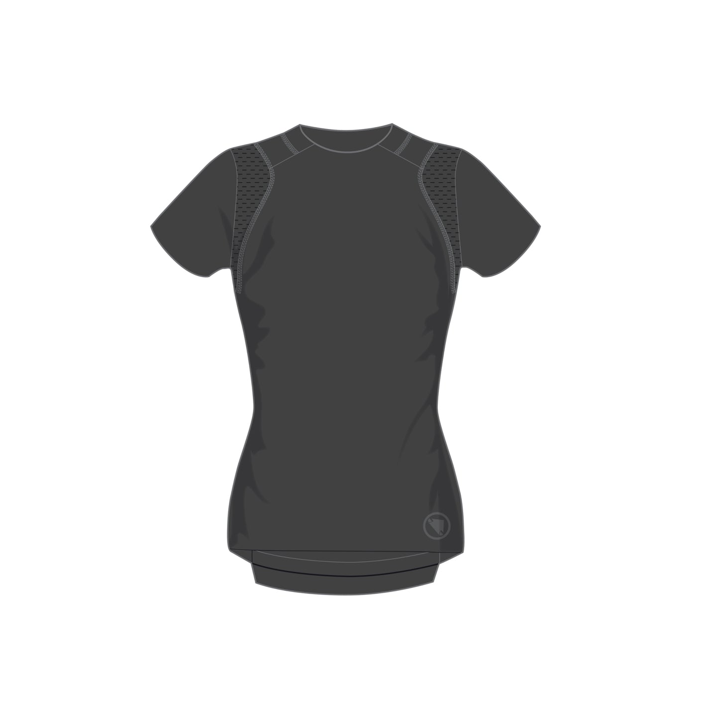 ENDURA SINGLETRACK Damen Trikot Kurzarm Grau 2025