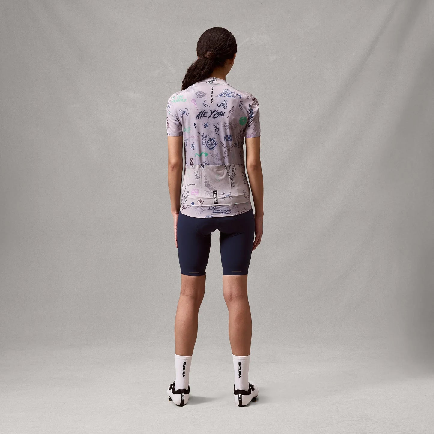 ENDURA PRO SL PRINT GTI Kurzarm Trikot Women Titanium