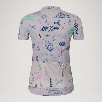 Trikot ENDURA PRO SL PRINT GTI Kurzarm Damen Titanium