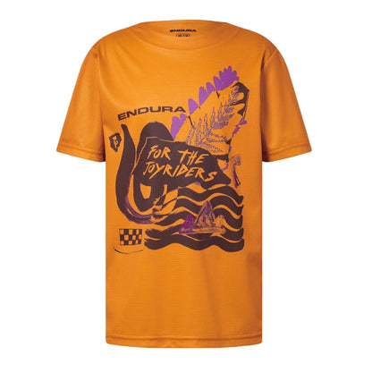 Trikot ENDURA SINGLETRACK CORE Junior Kurzarm Orange